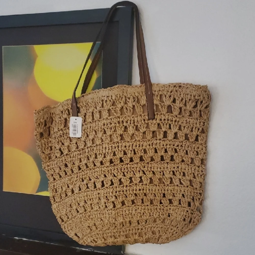 Tote Bag Tan Handcrafted - Picture 2 of 6